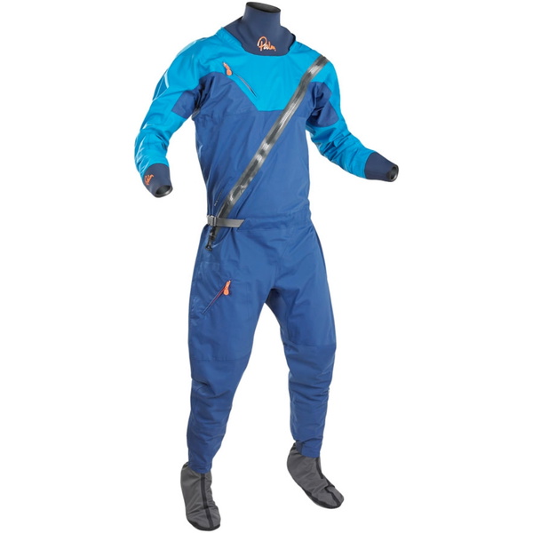 2026 Palm Hommes Fuse Adventure Kayak Drysuit 12788 - Navy / Mid Blue